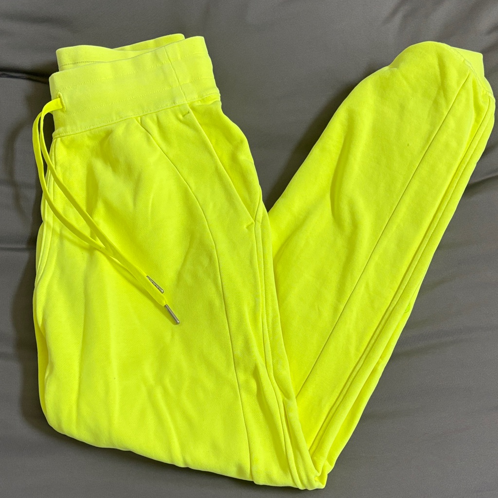 Lululemon Athletica Women’s Bright Yellow Joggers